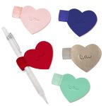 حامل قلم لاصق، قلب